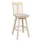 International Concepts Bar Height Table With 2 Spalt Back Swivel Bar Stools - 30 in. Seat Height K-7228-42-S103SW-2 - alternate 3